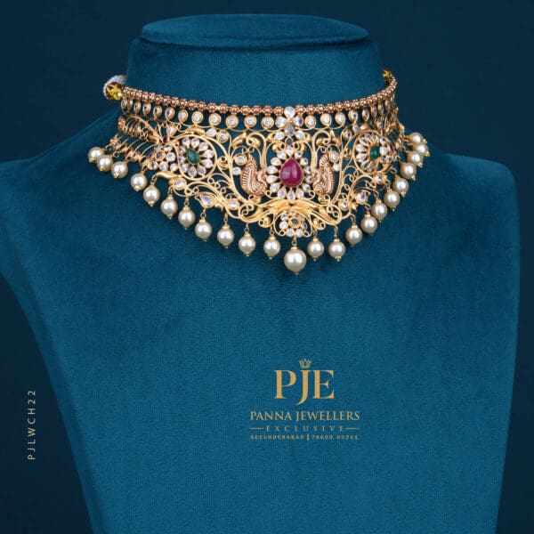 GOLD NAKSHI CHOKER | 23.95 grams