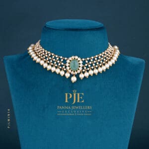 Pearls Jali Necklace | 9.33 Grams
