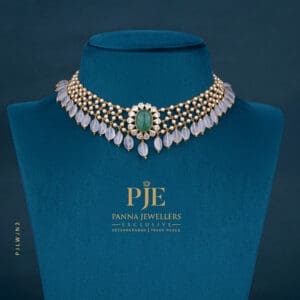 Pearls Jali Necklace | 10.41 Grams