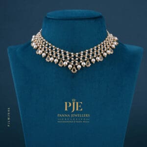 Pearls Jali Necklace | 11.57 Grams