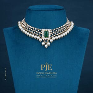 Pearls Jali Necklace | 9.54 Grams