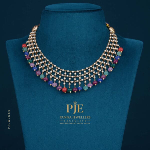 PEARLS JALI NECKLACE | 9.86 grams