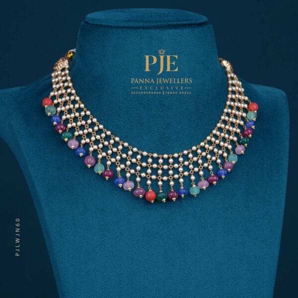 PEARLS JALI NECKLACE | 9.86 grams