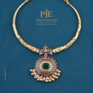 Gold Kanti Necklace| 34.42 Grams