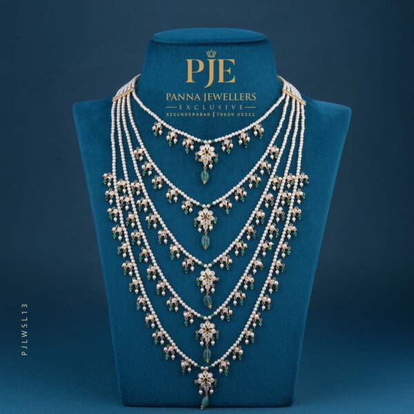 Pearls Sathlada Necklace | 17.52 Gram