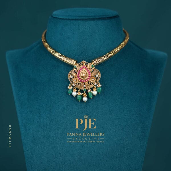 TEMPLE SHORT NECKLACE | 22.91 grams