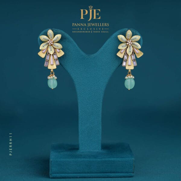 RAJWADA HERITAGE EARRINGS | 14.06 grams