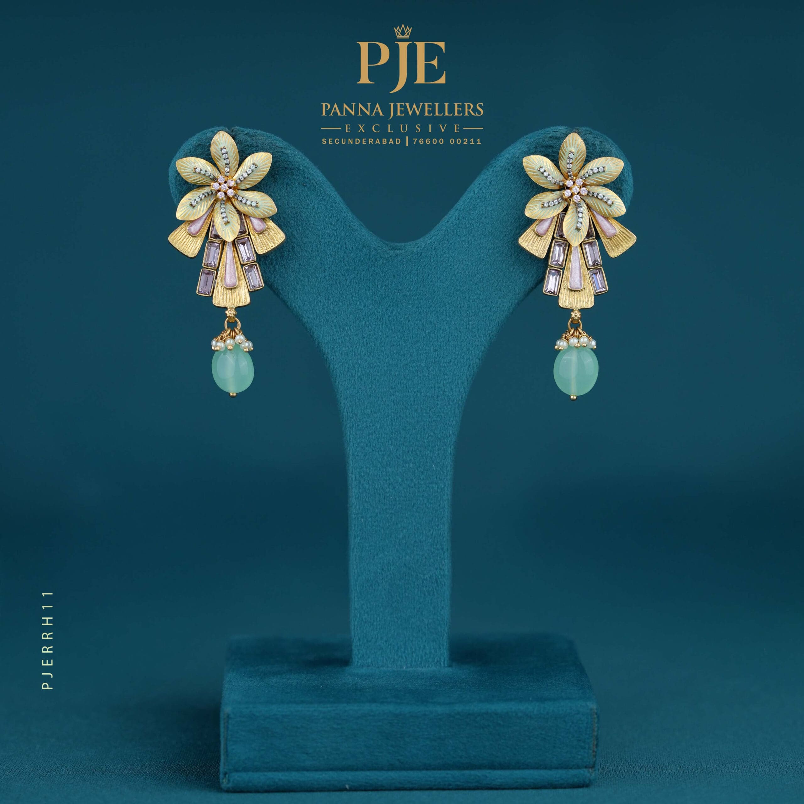 RAJWADA HERITAGE EARRINGS | 14.06 Gram RAJWADA HERITAGE EARRINGS | 14.06 Gram