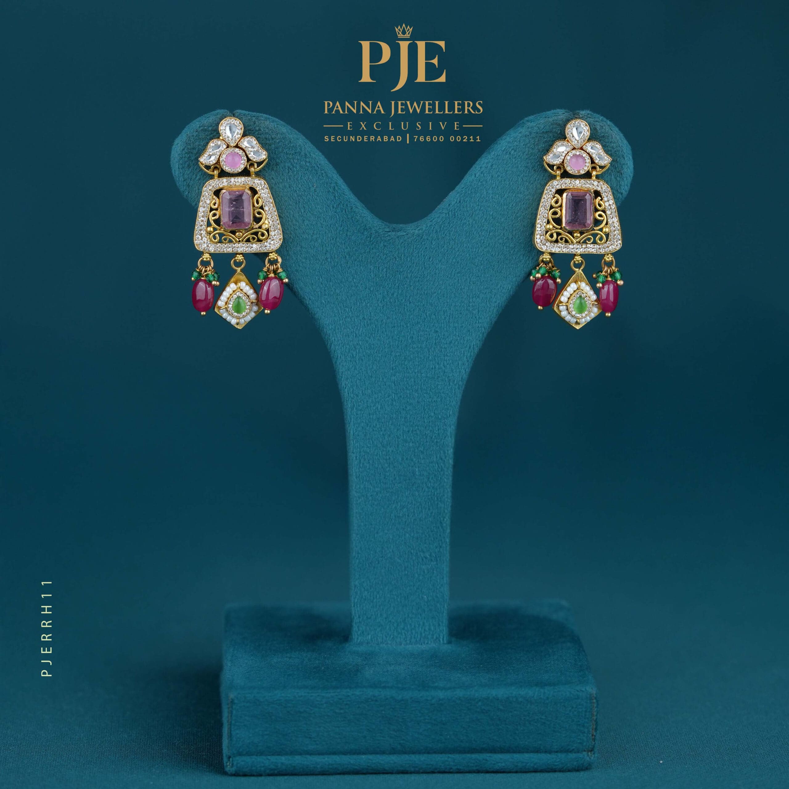 RAJWADA HERITAGE EARRINGS | 15.32 Gram RAJWADA HERITAGE EARRINGS | 15.32 Gram