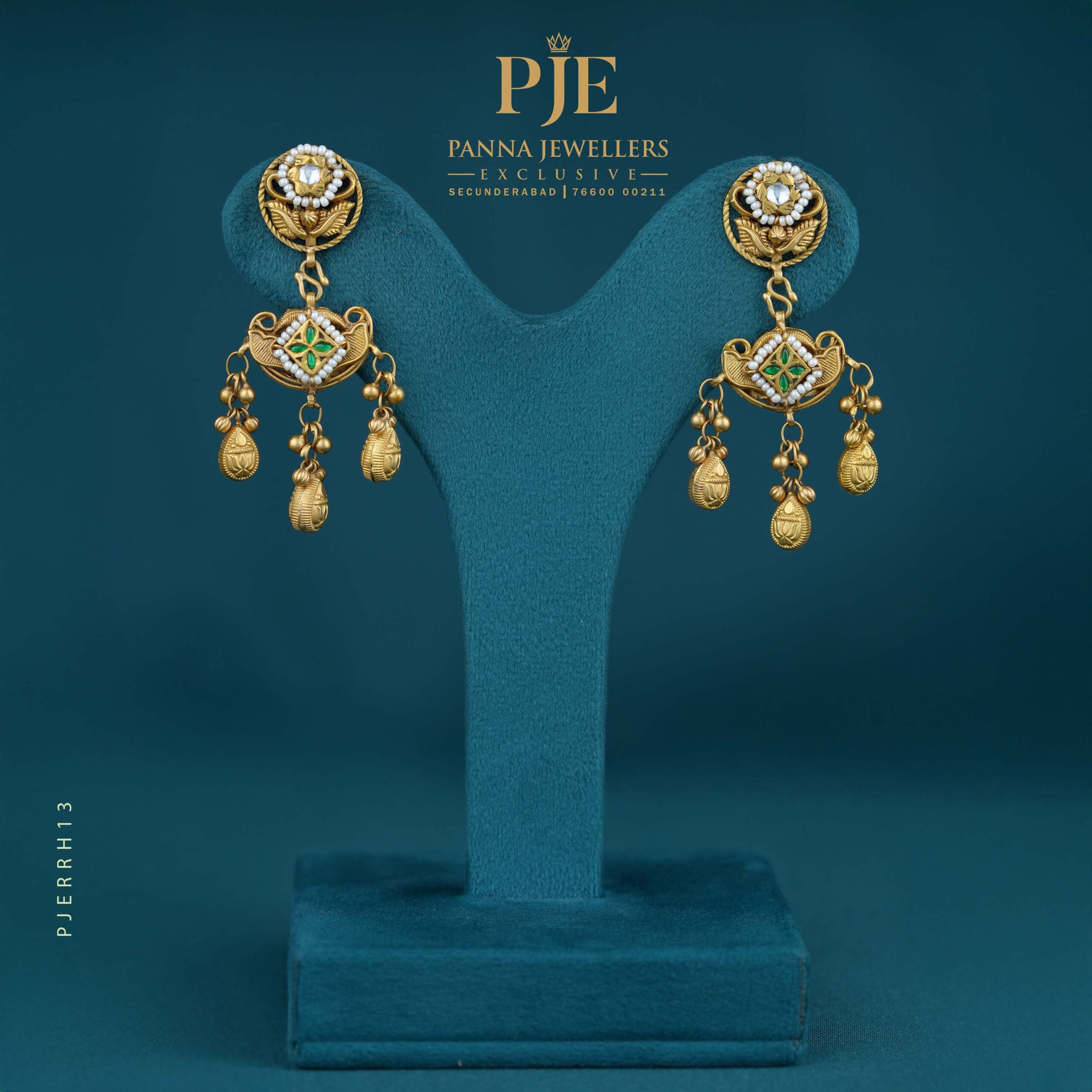 RAJWADA HERITAGE EARRINGS | 16.88 Gram RAJWADA HERITAGE EARRINGS | 16.88 Gram