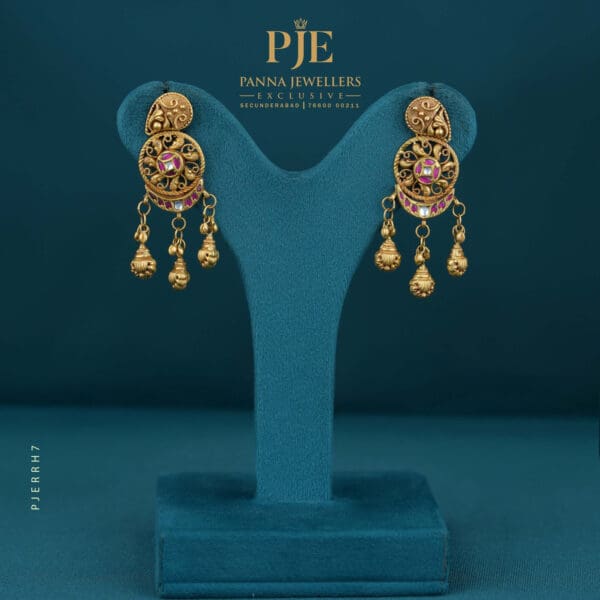 RAJWADA HERITAGE EARRINGS | 15.13 grams