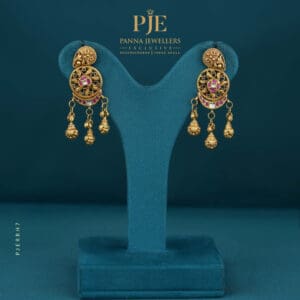 RAJWADA HERITAGE EARRINGS | 15.13 Gram