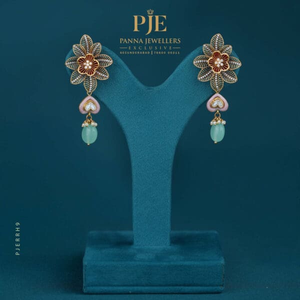 RAJWADA HERITAGE EARRINGS | 15.75 grams