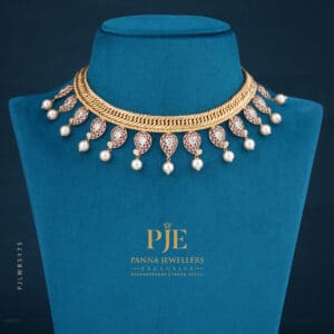 PEARLS SHORT NECKLACE | 20.06 Gram