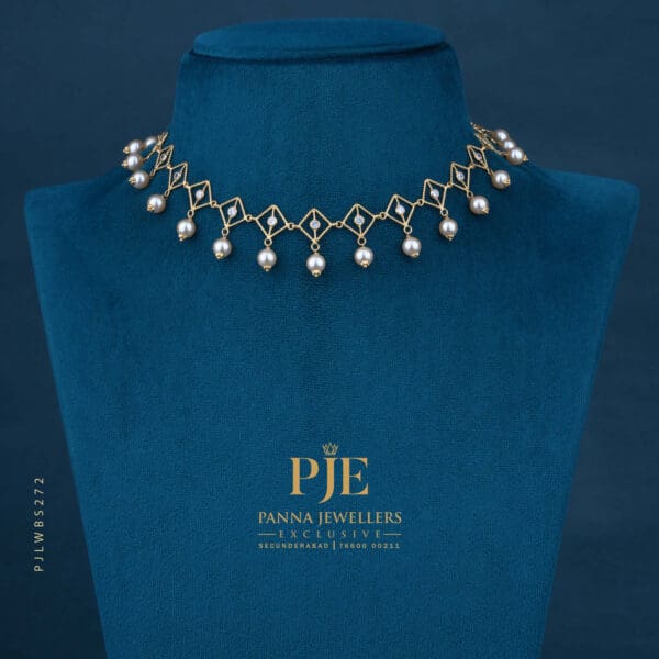 PEARLS SHORT NECKLACE | 7.31 grams