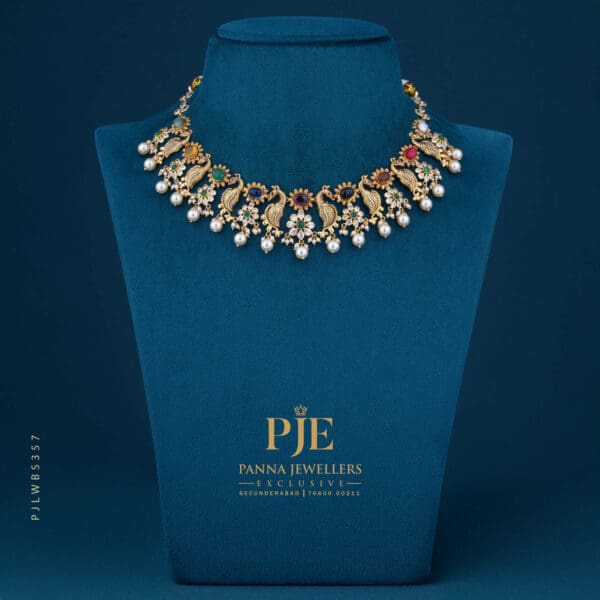 Pearls Short Necklace | 23.10 Gram