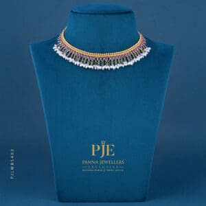 PEARLS SHORT NECKLACE | 18.14 Gram