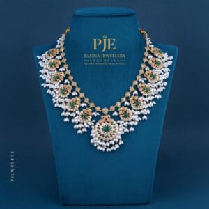 PEARLS SHORT NECKLACE | 39.48 Gram