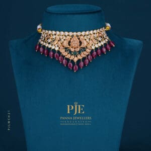 GOLD NAKSHI CHOKER | 14.82 grams