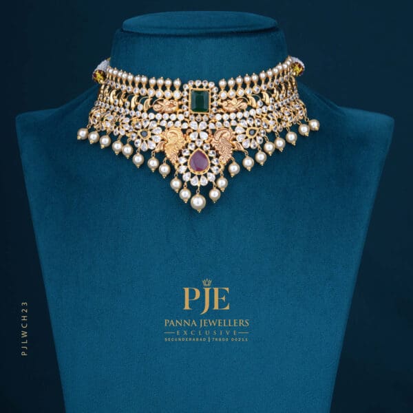 GOLD NAKSHI CHOKER | 20.2 grams