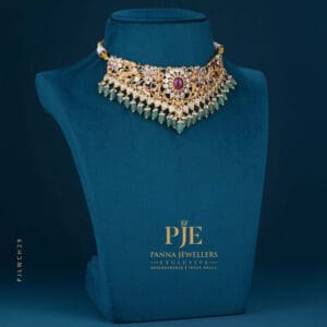 GOLD NAKSHI CHOKER | 19.84 grams