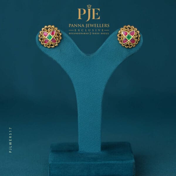 GOLD EARRINGS | 6.91 grams