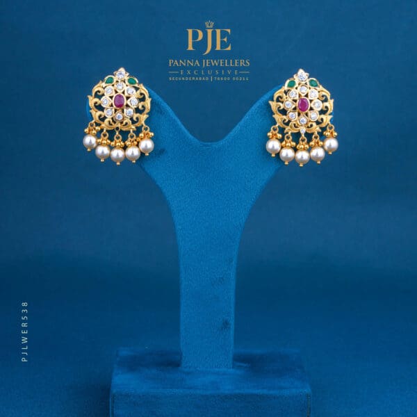 GOLD EARRINGS | 14.51 grams