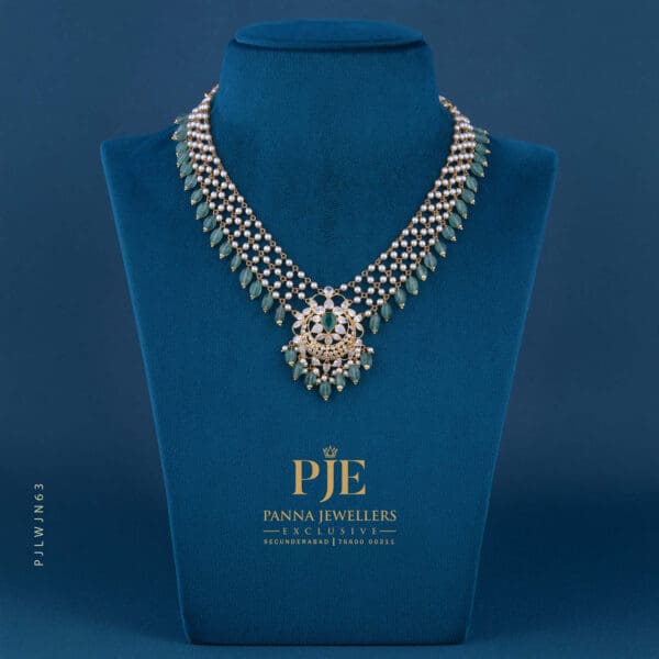 PEARLS JALI NECKLACE | 12.49 grams