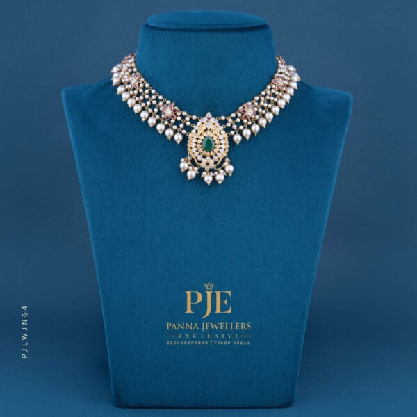 PEARLS JALI NECKLACE | 15.01 grams
