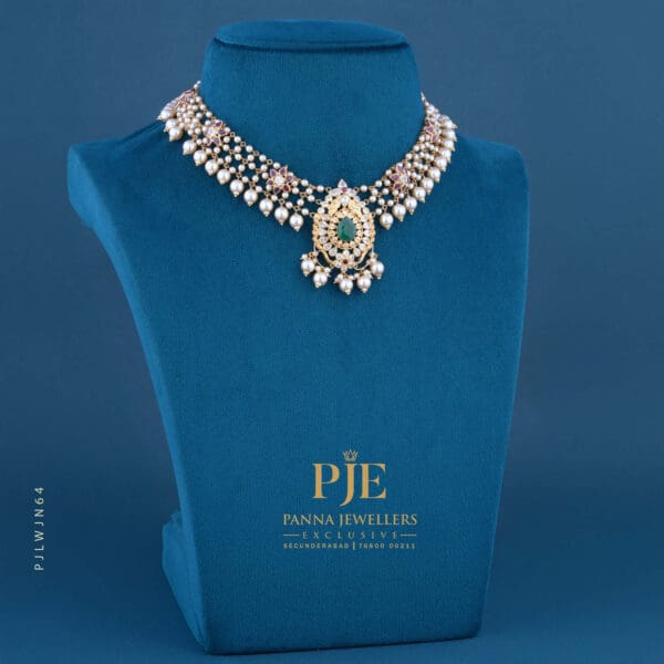 PEARLS JALI NECKLACE | 15.01 grams