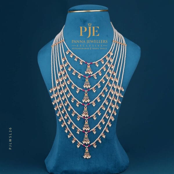 PEARLS SATHLADA NECKLACE | 28.92 grams