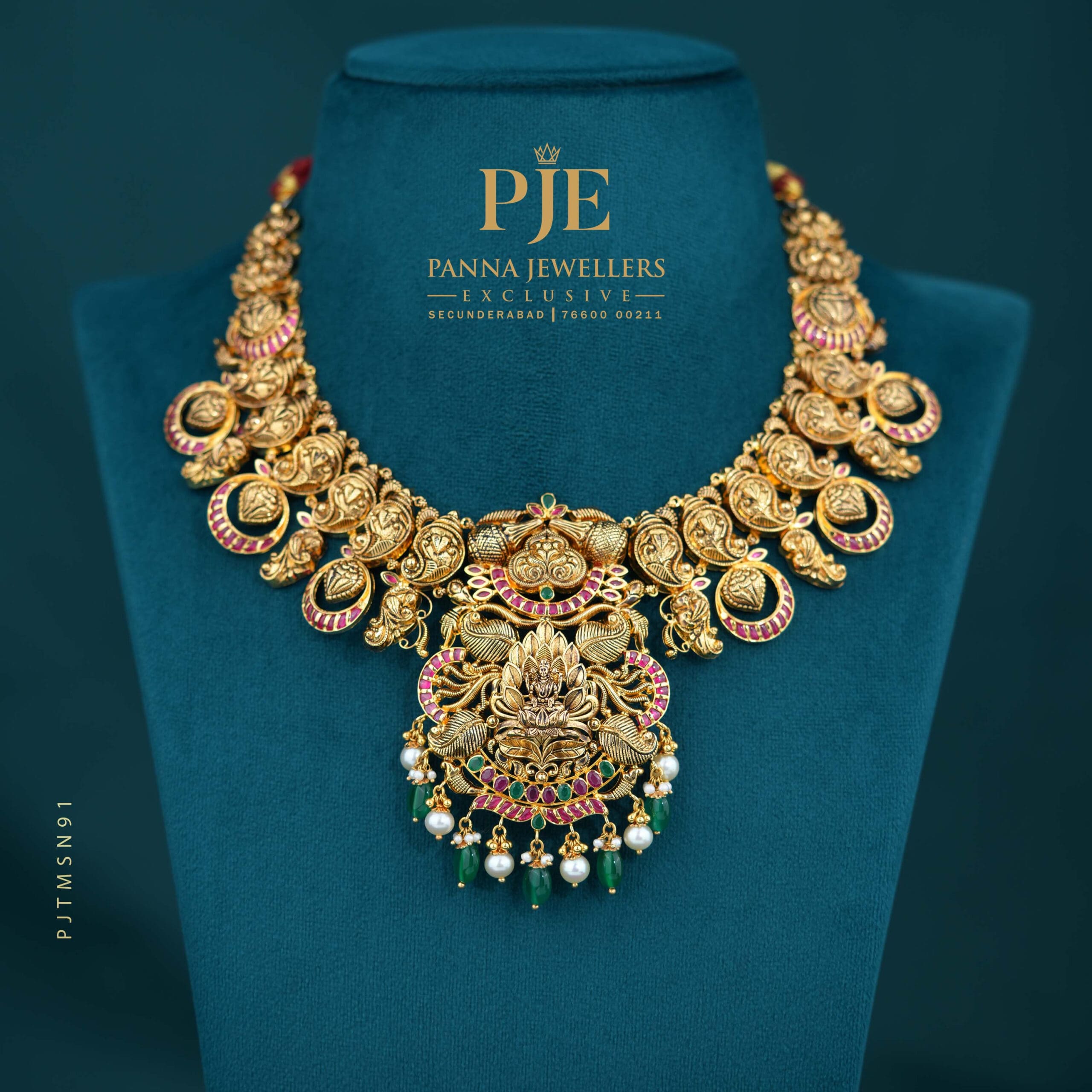 TEMPLE SHORT NECKLACE | 55.31 Gram TEMPLE SHORT NECKLACE | 55.31 Gram