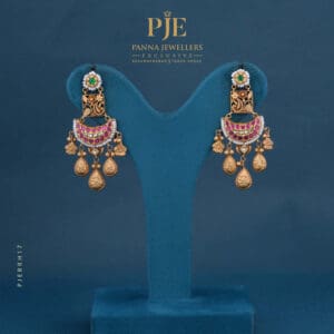 RAJWADA HERITAGE EARRINGS | 11.88 Gram