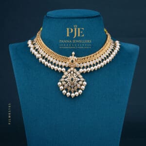 PEARLS SHORT NECKLACE | 22.57 Gram