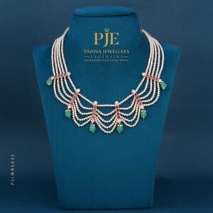 PEARLS SHORT NECKLACE | 5.86 Gram