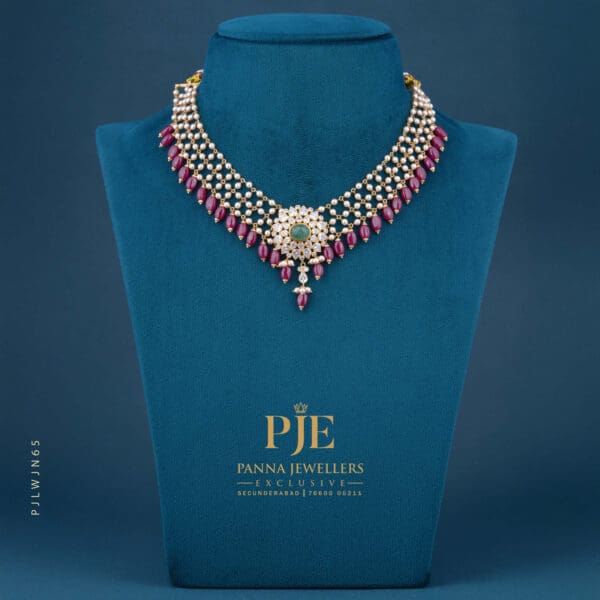 PEARLS JALI NECKLACE | 10.65 grams