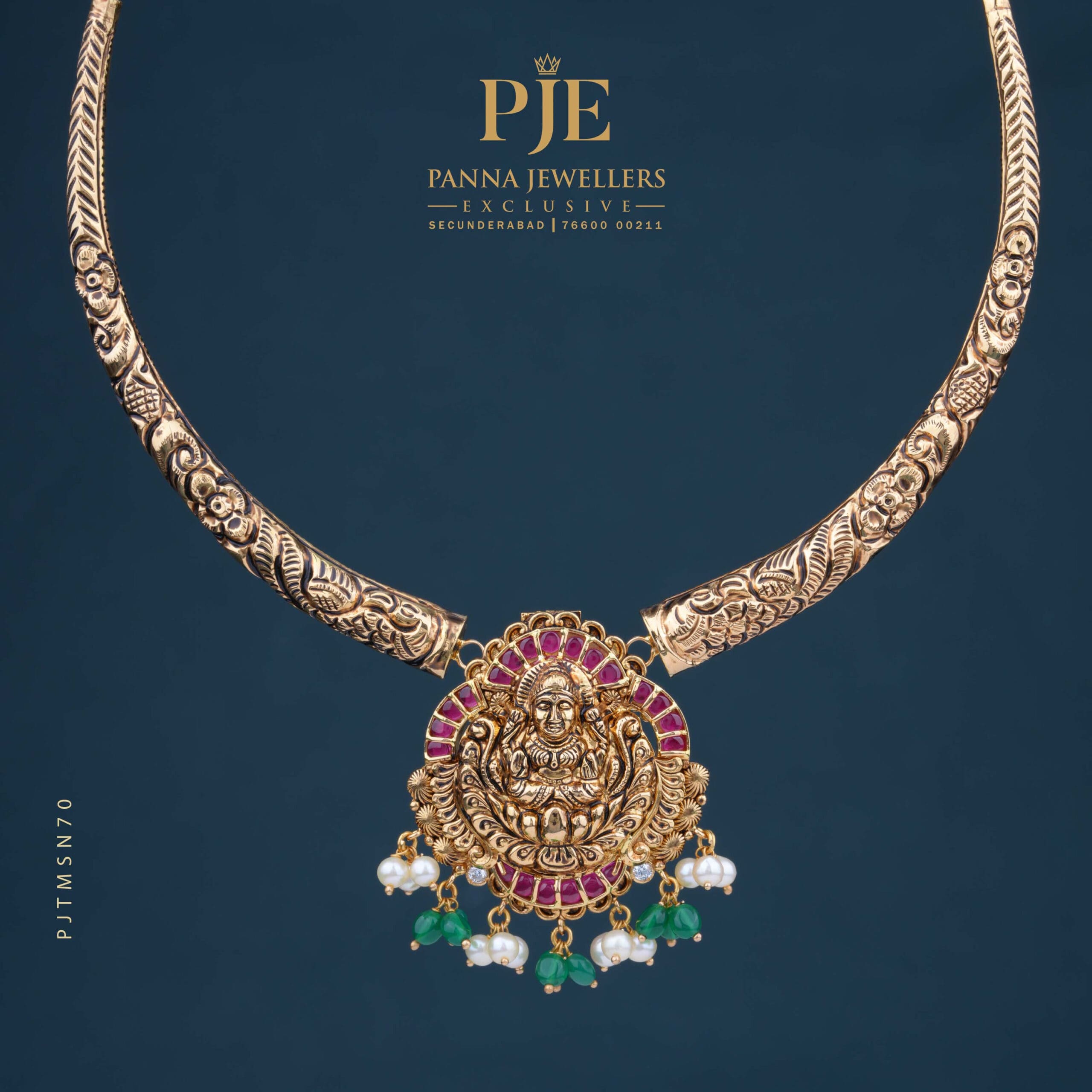 TEMPLE SHORT NECKLACE | 22.14 Gram TEMPLE SHORT NECKLACE | 22.14 Gram